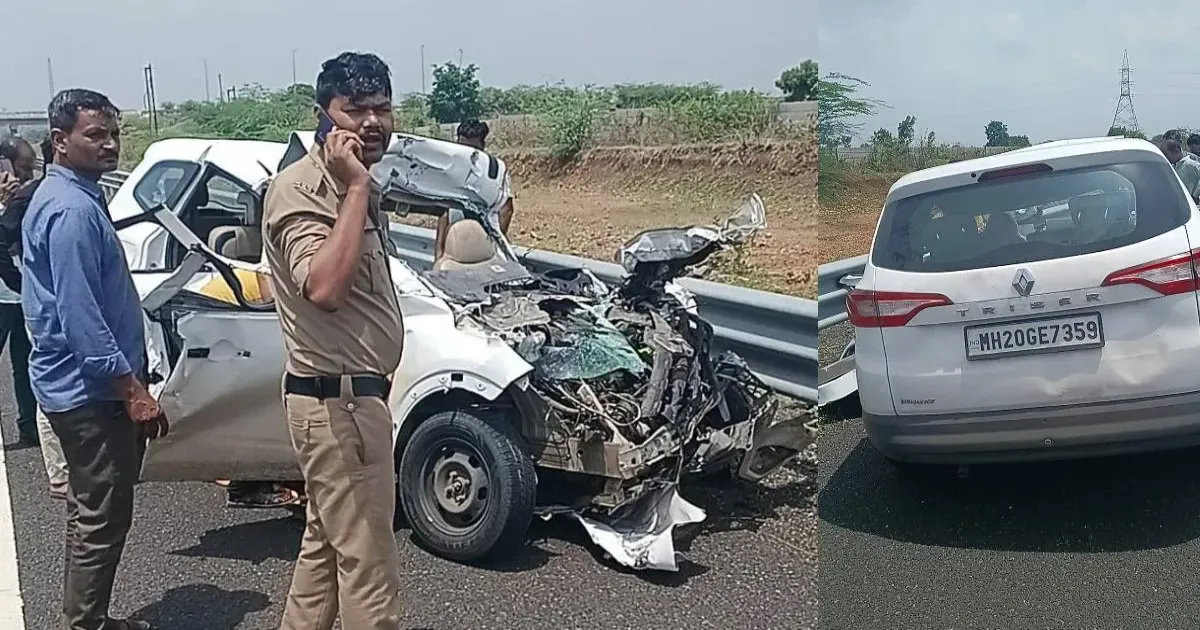 दिल्ली-मुंबई एक्सप्रेसवे पर भीषण सड़क हादसा, कार-ट्रक टक्कर में चार की मौत