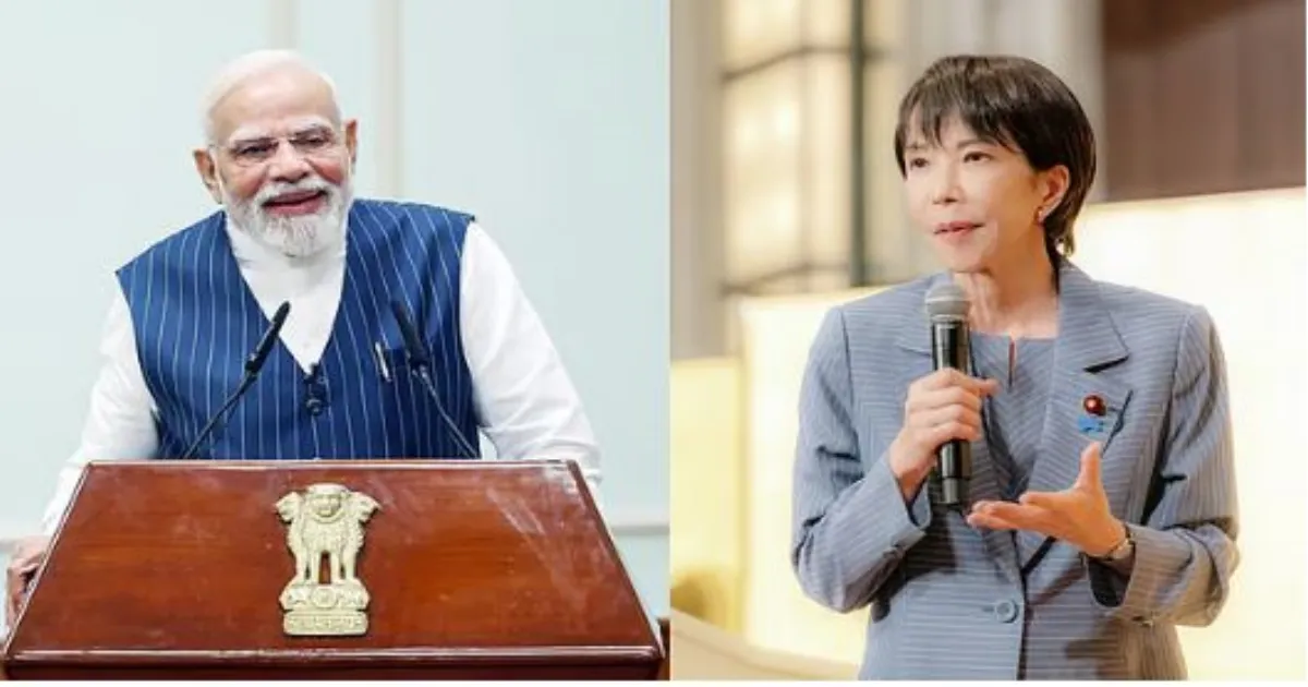 जापान की नई प्रधानमंत्री साने ताकाइची को मोदी ने दी बधाई, साझेदारी पर हुई चर्चा