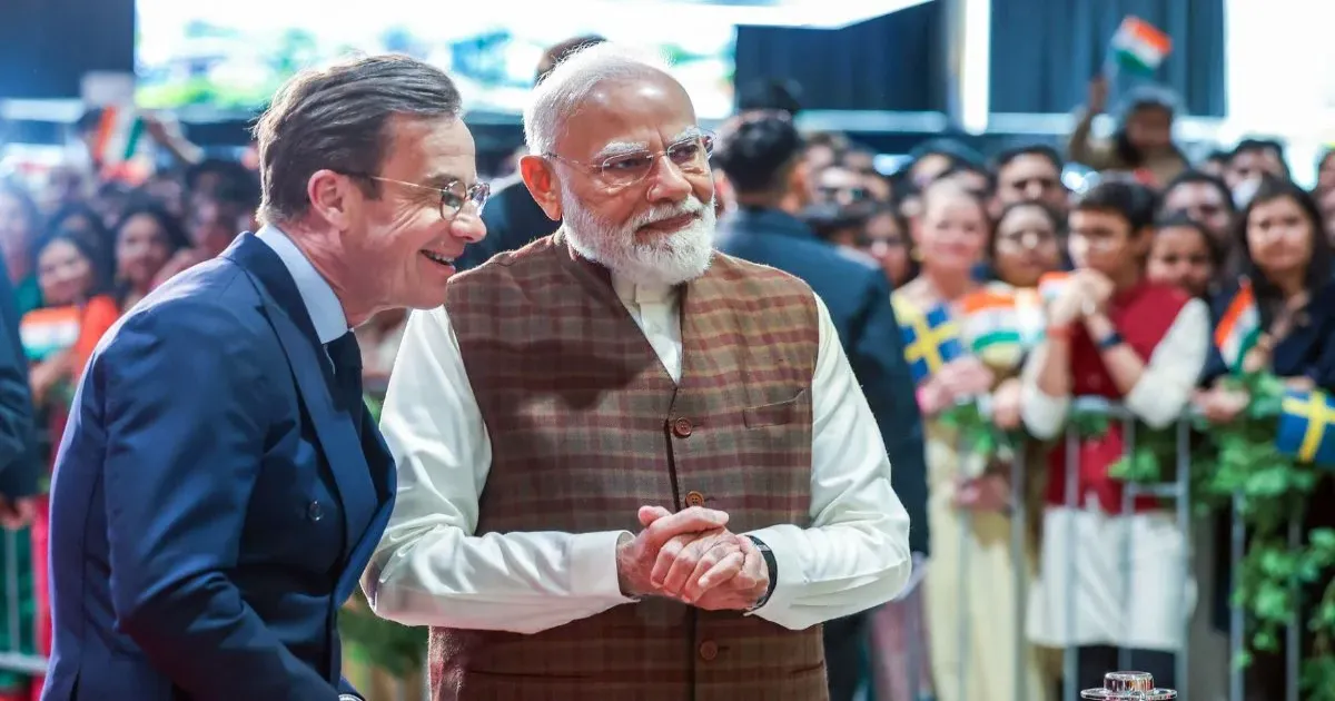 प्रधानमंत्री नरेंद्र मोदी को स्वीडन के रॉयल ऑर्डर ऑफ पोलर स्टार से सम्मानित किया गया; यह उनके लिए 31वां वैश्विक सम्मान