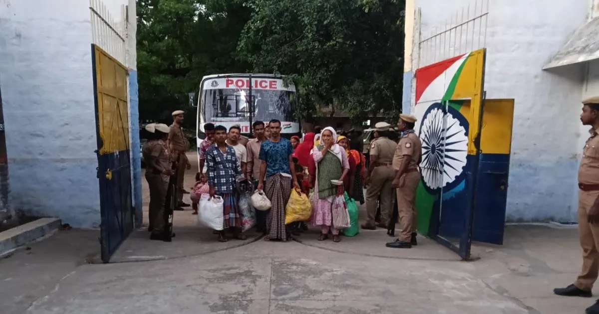 तमिलनाडु के निरुद्ध केंद्र से 50 बांग्लादेशी नागरिक पश्चिम बंगाल भेजे गए, निर्वासन की प्रक्रिया शुरू