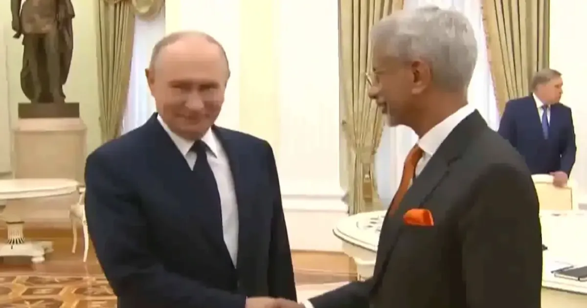 मॉस्को में पुतिन से मिले एस. जयशंकर, पीएम मोदी का अभिवादन और निजी संदेश पहुंचाया
