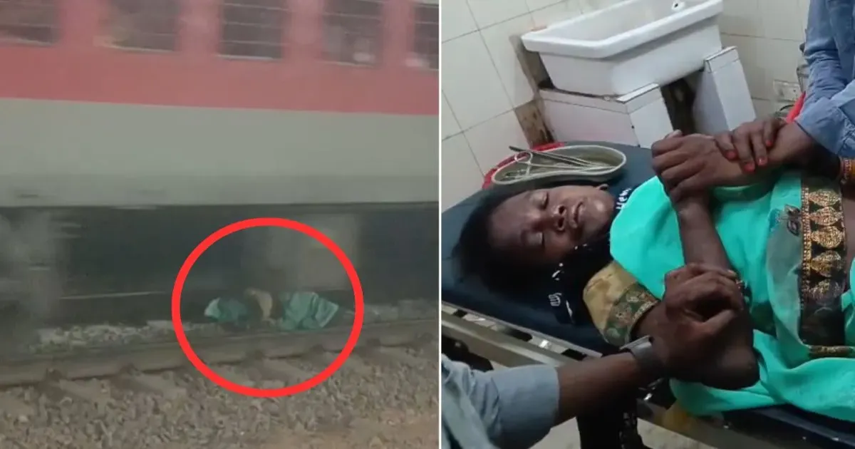 उन्नाव में बड़ा हादसा: आम्रपाली एक्सप्रेस ट्रेन के नीचे आई महिला, 21 डिब्बे गुजरने के बाद भी बची जान