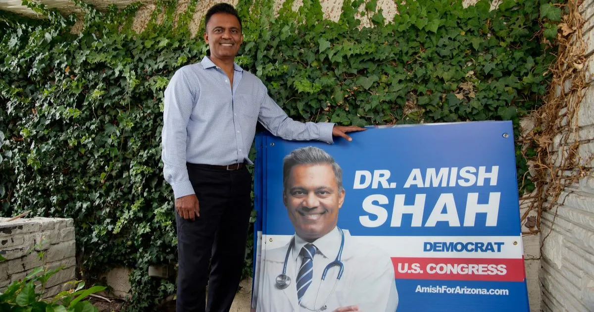 भारतीय-अमेरिकी अमिश शाह ने एरिजोना डेमोक्रेटिक कांग्रेस प्राथमिक चुनाव जीता 