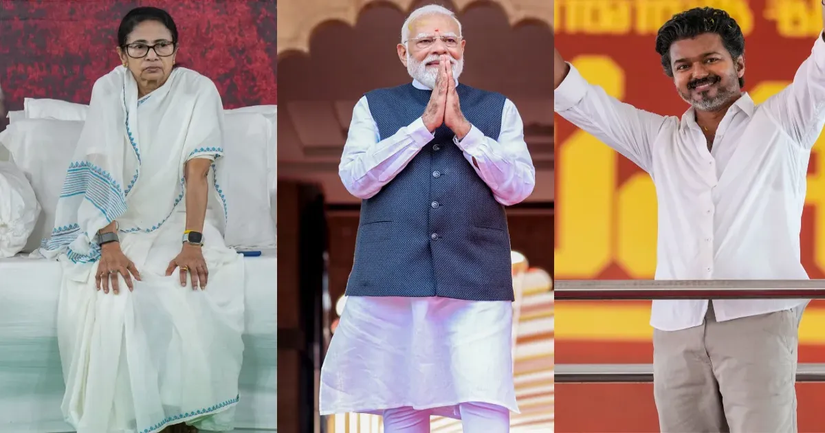 विधानसभा चुनाव 2026: पश्चिम बंगाल में भाजपा 200 पार, तमिलनाडु में TVK सबसे बड़ी पार्टी