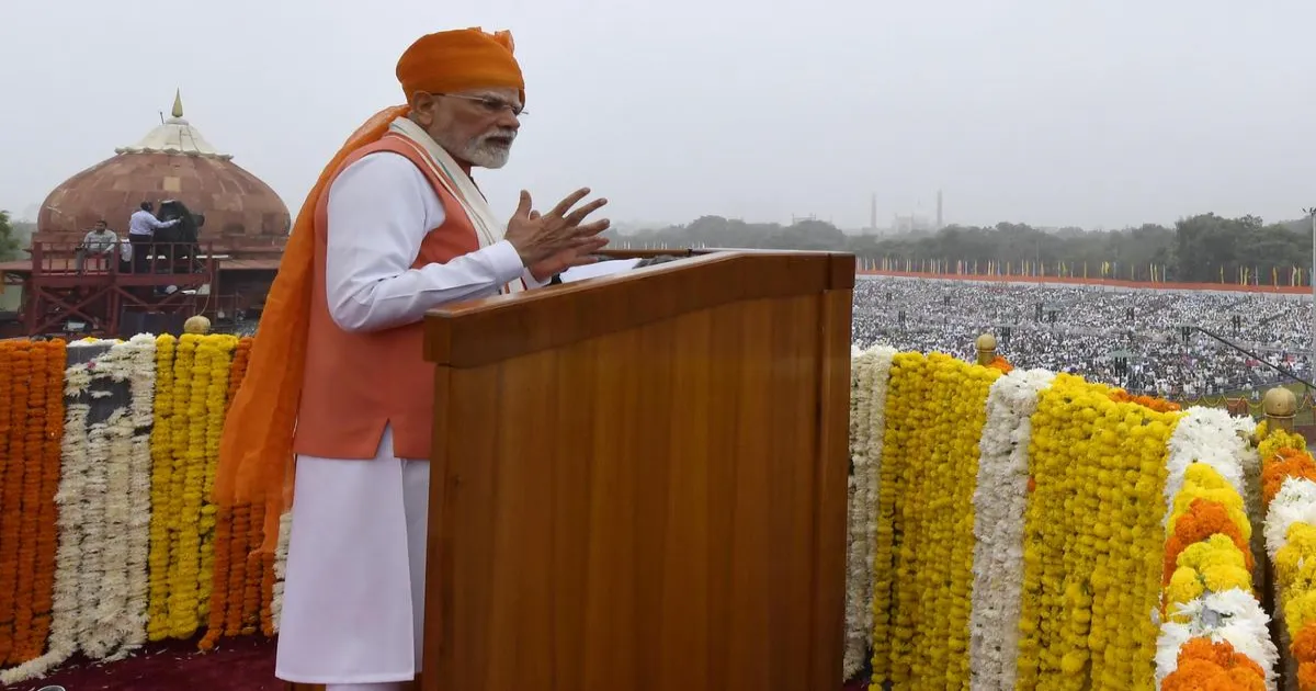 स्वतंत्रता दिवस पर सबसे लंबा भाषण: आत्मनिर्भरता, आत्मसम्मान पर जोर; जनसांख्यिकी बदलने की साजिश की चेतावनी – पीएम मोदी