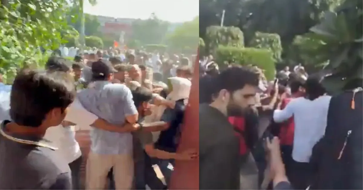 जामिया में फ्री कश्मीर पोस्टरों को लेकर छात्रों और सुरक्षाकर्मियों में झड़प, कक्षाएं ऑनलाइन; जानें पूरा मामला