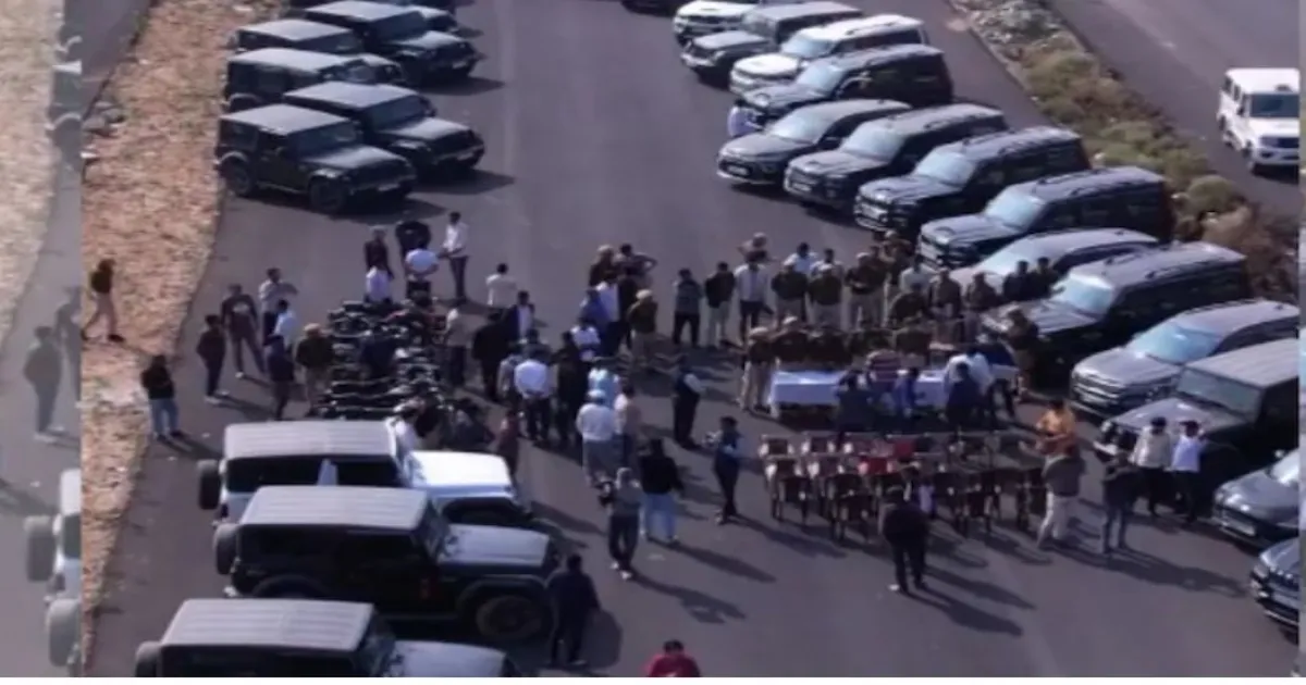 jaipur-police-seizes-140-vehicles-illegal-black-tints