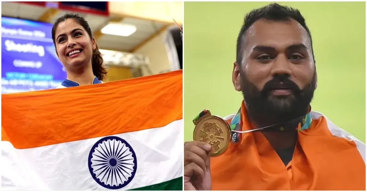 मनु भाकर और तजिंदरपाल सिंह तूर एशियन गेम्स के उद्घाटन समारोह में भारत के ध्वजवाहक