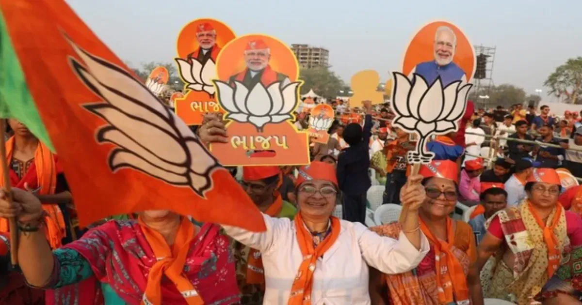 गांधीनगर नगर निगम चुनाव: भाजपा को 56.64% वोट, कांग्रेस को 37%, आप का खाता नहीं खुला