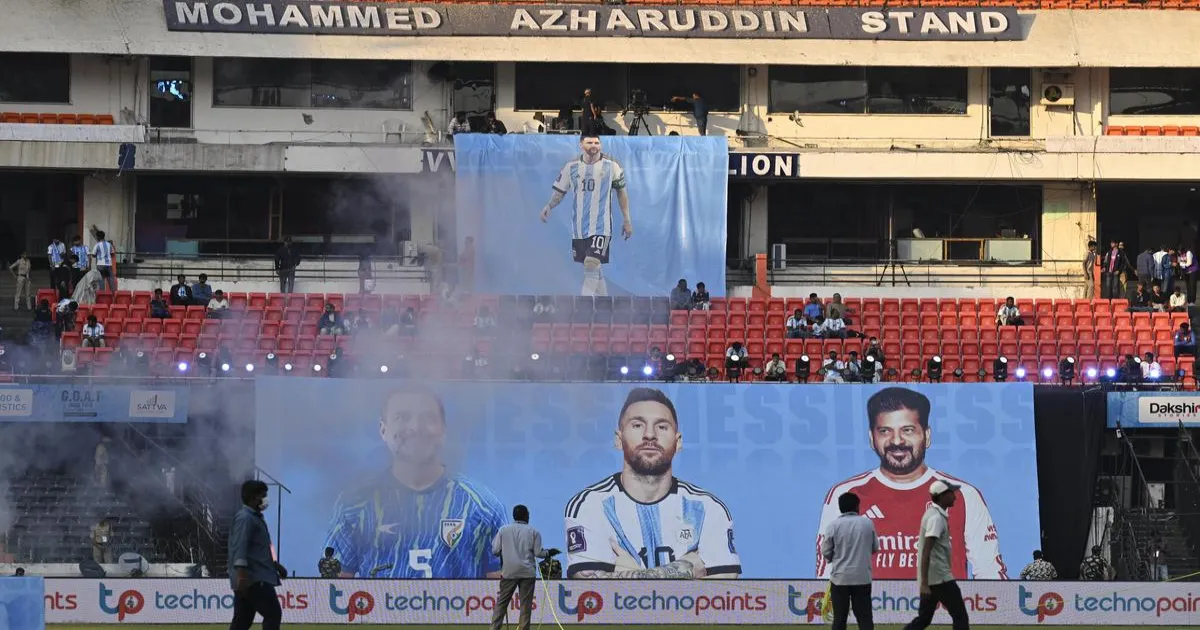 हैदराबाद स्टेडियम में शाम 7:50 बजे प्रवेश करेंगे मेसी, रात 9 बजे रवाना होंगे