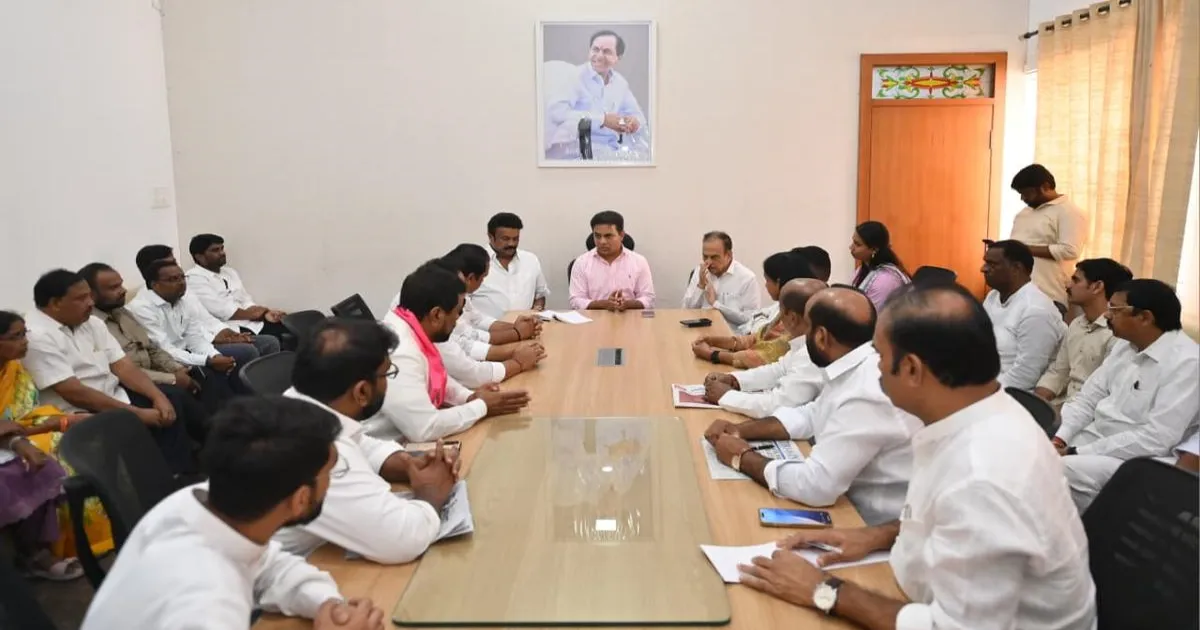 KTR ने पार्टी नेताओं और BLA से SIR के दौरान सतर्क रहने को कहा