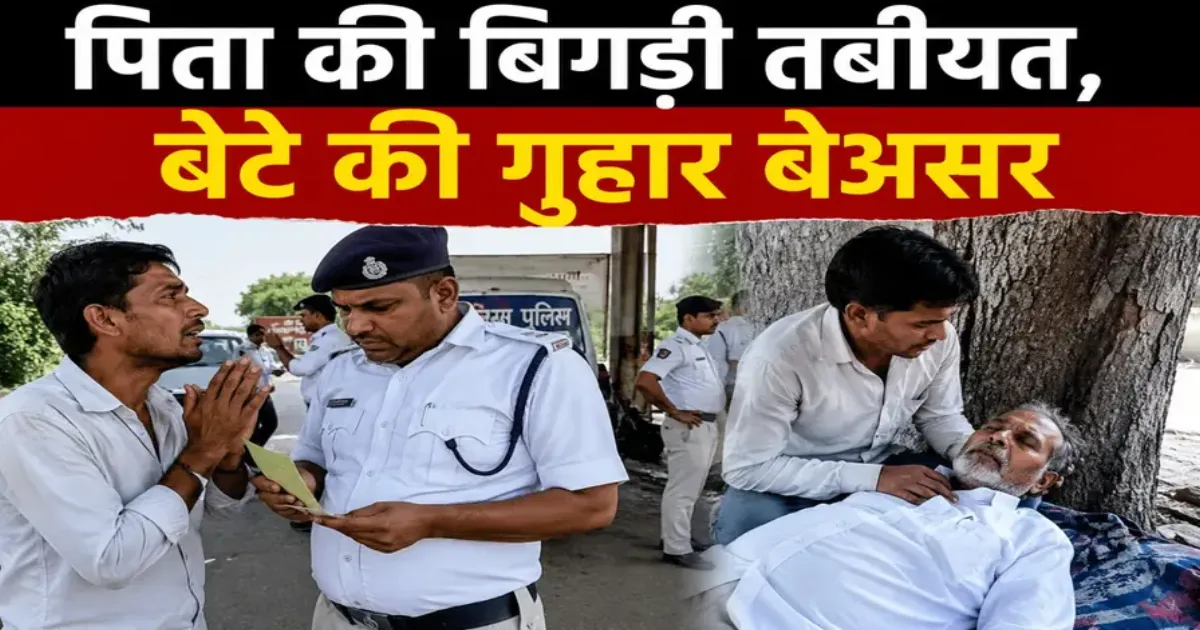 टोंक में पिता की मौत पर ट्रैफिक पुलिस पर गंभीर आरोप, एक घंटे की चालान प्रक्रिया से बढ़ा विवाद