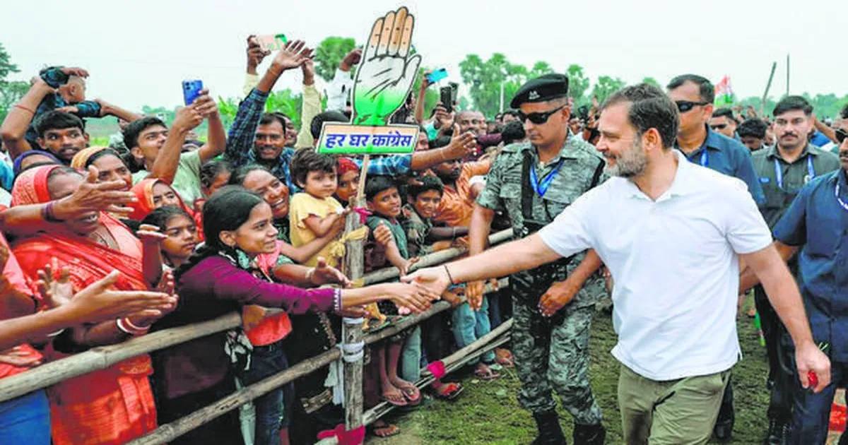 लोकसभा चुनाव में वोट चोरी से बनी एनडीए सरकार, नालंदा रैली में बोले राहुल गांधी