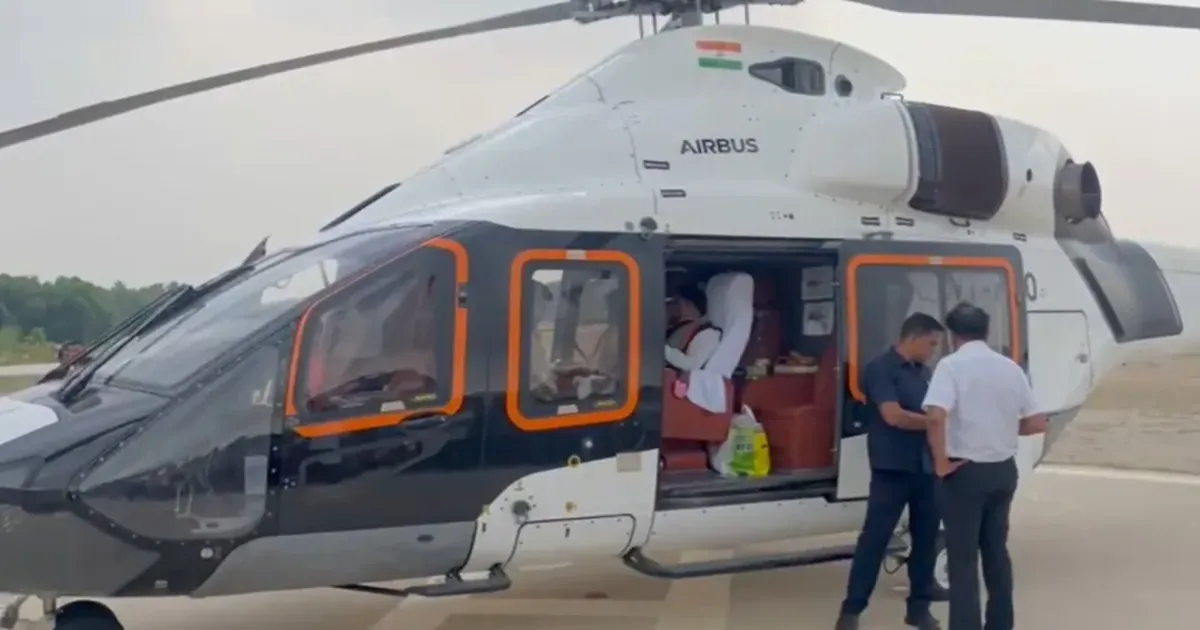 खराब मौसम के कारण ओडिशा के मुख्यमंत्री मोहन चरण माझी के हेलीकॉप्टर की पुरी में आपात लैंडिंग