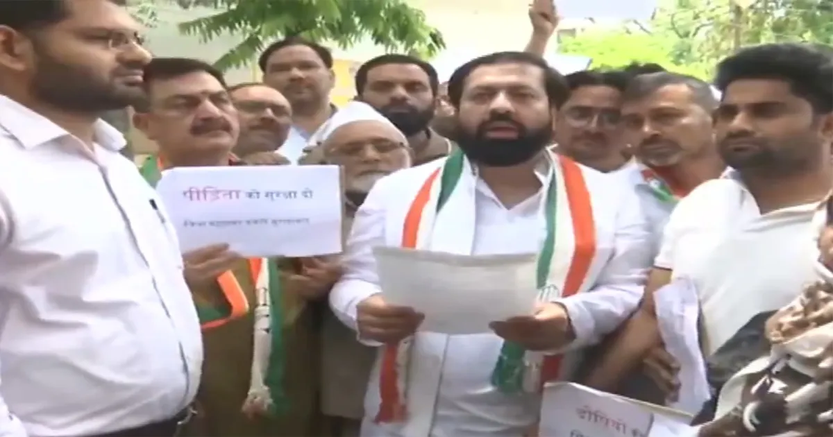 मुरादाबाद में कांग्रेस का प्रदर्शन, नीट अभ्यर्थी को न्याय दिलाने की मांग तेज