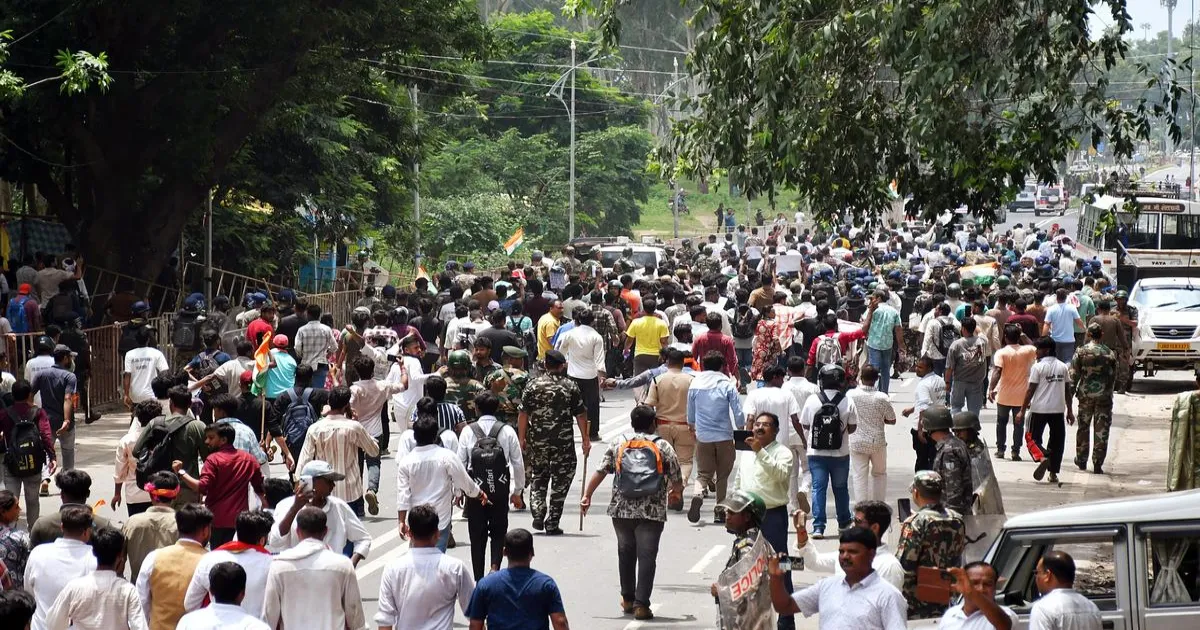 झारखंड परीक्षा विवाद: 10 अगस्त विधानसभा मार्च के मामले में 300 अज्ञात लोगों के खिलाफ एफआईआर
