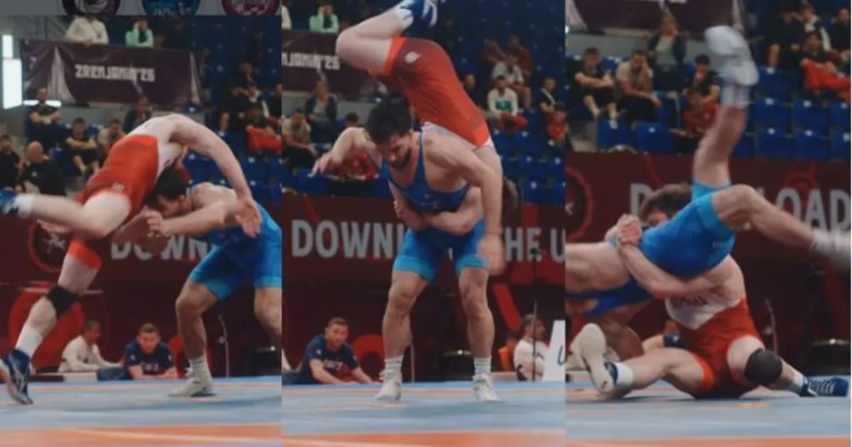 फ्लाइंग स्क्विरल दांव से वायरल हुए रूसी पहलवान बोजिगित इस्लामगेरेएव