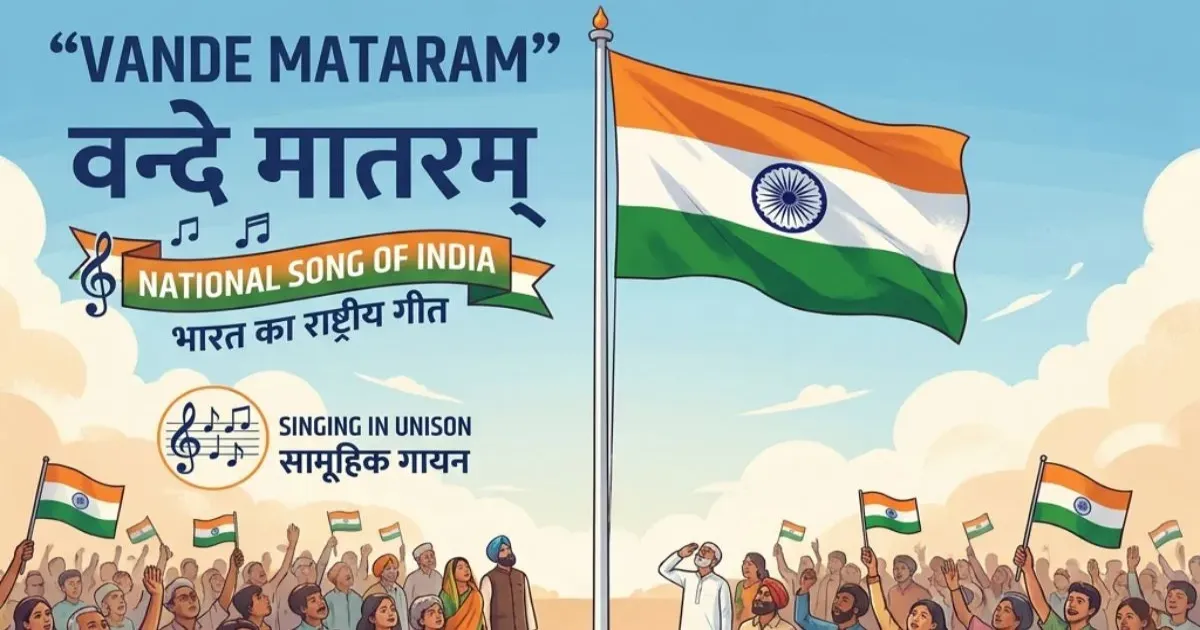 बीजेपी ने वंदे मातरम् के सम्मान के लिए प्रस्ताव पारित किया, कांग्रेस के दो अंतरों के फैसले की निंदा