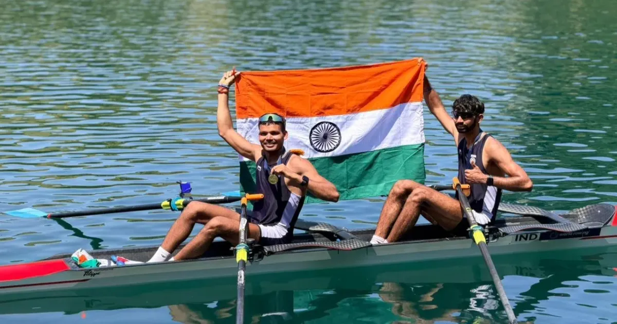 विश्व रोइंग कप में भारत ने रचा इतिहास, लक्ष्य और उज्ज्वल कुमार सिंह ने दिलाया पहला स्वर्ण पदक
