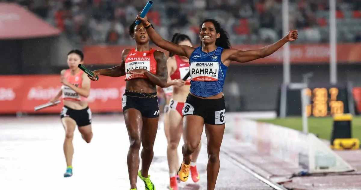 एशियन गेम्स में भारत का छठा स्वर्ण, महिला 4x400 मीटर रिले टीम चैंपियन; पुरुष और मिश्रित टीम को कांस्य