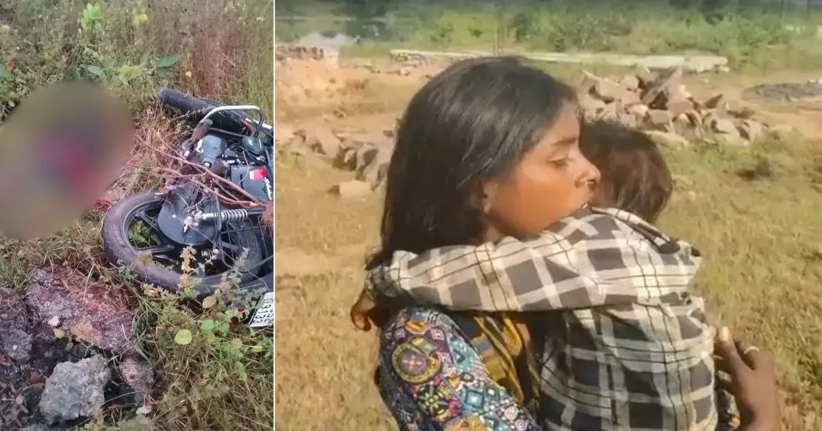 पन्ना में दर्दनाक हादसा: पिता की मौत, शरीर से बंधा डेढ़ साल का बच्चा सुरक्षित मिला