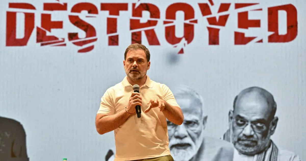 राहुल गांधी का आरोप: बड़े पैमाने पर मतदाता धोखाधड़ी, चुनाव आयोग पर मिलीभगत का दावा