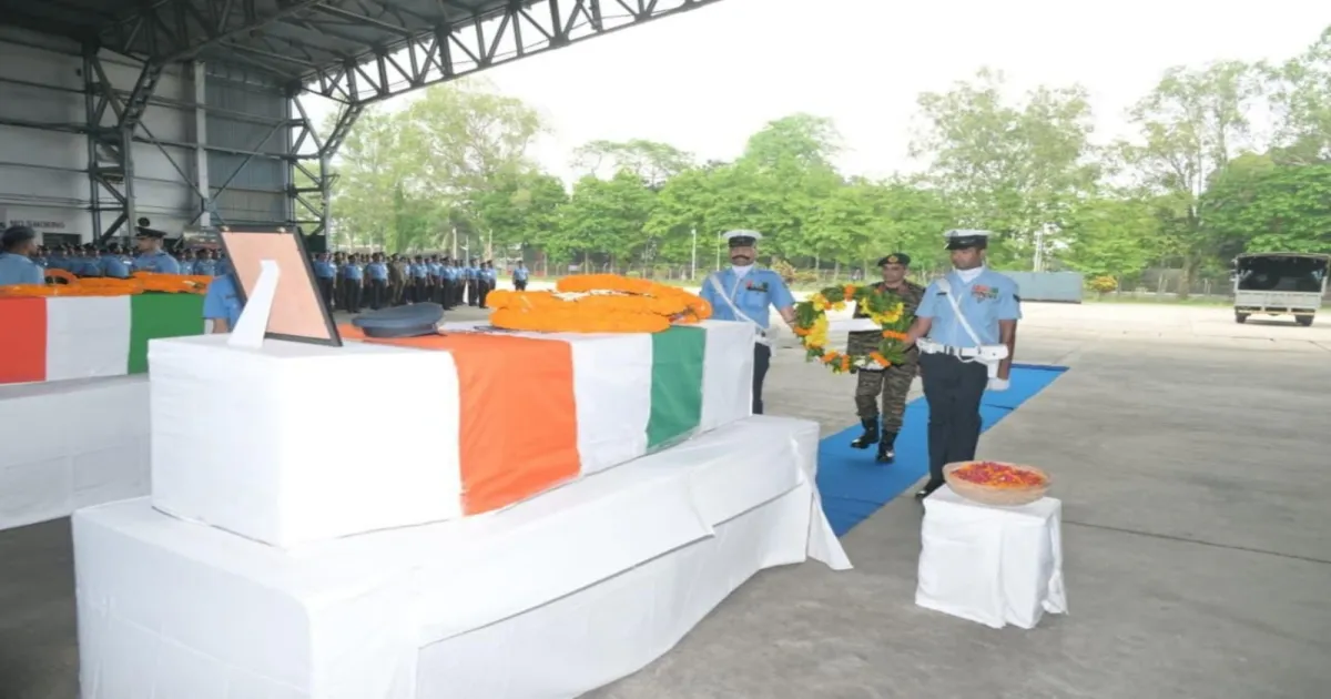 असम के जोरहाट एएन-32 विमान हादसे के शहीदों के पार्थिव शरीर IAF ने पैतृक स्थानों को भेजे