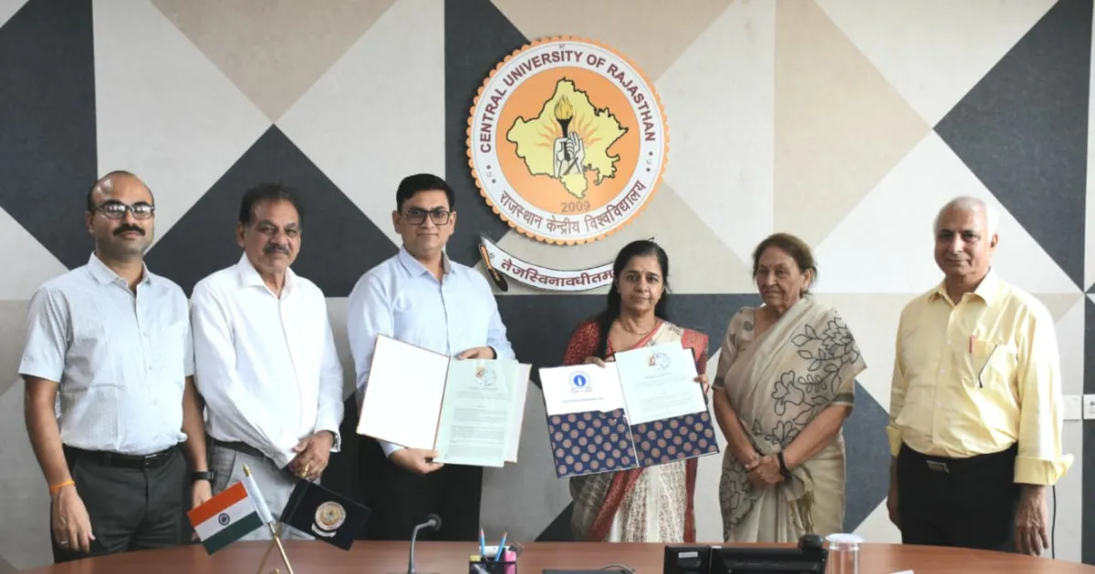 राजस्थान केंद्रीय विश्वविद्यालय ने जयपुर में पहला लर्नर सपोर्ट सेंटर स्थापित किया