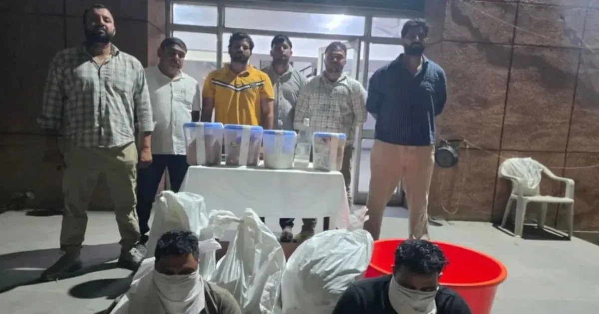 लखनऊ में अवैध हेरोइन फैक्ट्री का भंडाफोड़, दिल्ली तक फैले 50 करोड़ के सिंडिकेट के चार आरोपी गिरफ्तार