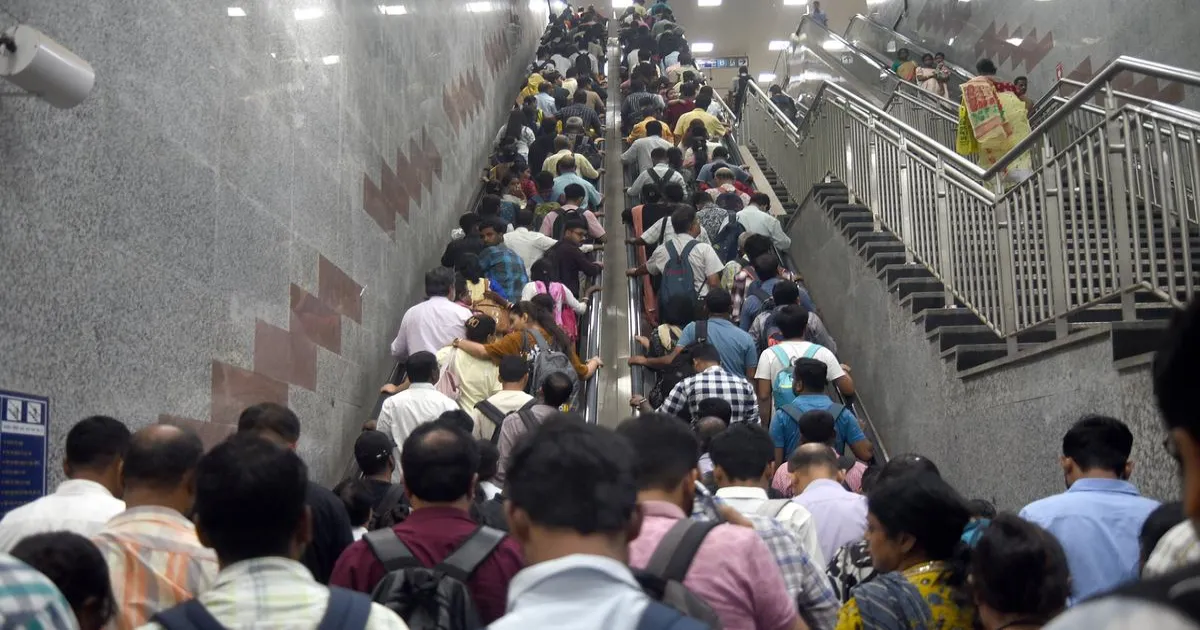 कोलकाता मेट्रो में एक दिन में 8 लाख से अधिक यात्रियों का नया रिकॉर्ड