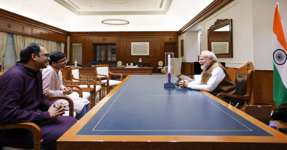 प्रधानमंत्री मोदी ने स्काईरूट एयरोस्पेस के संस्थापकों से की मुलाकात, विक्रम-1 मिशन की सफलता पर दी बधाई
