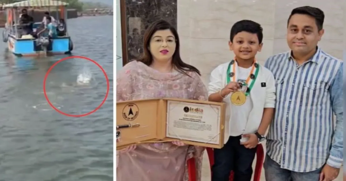 7 साल के ठाणे के बच्चे ने बनाया विश्व रिकॉर्ड, अरब सागर में 30 किमी की तैराकी पूरी कर नाम दर्ज