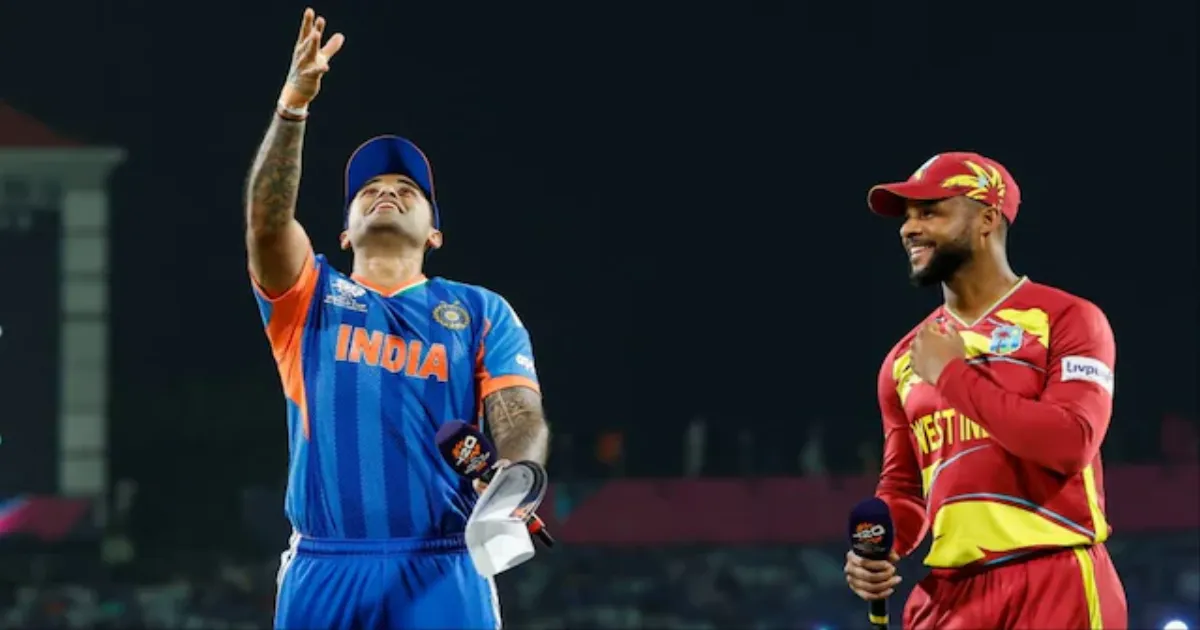टी20 विश्व कप 2026: भारत ने टॉस जीतकर पहले गेंदबाज़ी चुनी, कोलकाता में वेस्टइंडीज़ से अहम मुकाबला