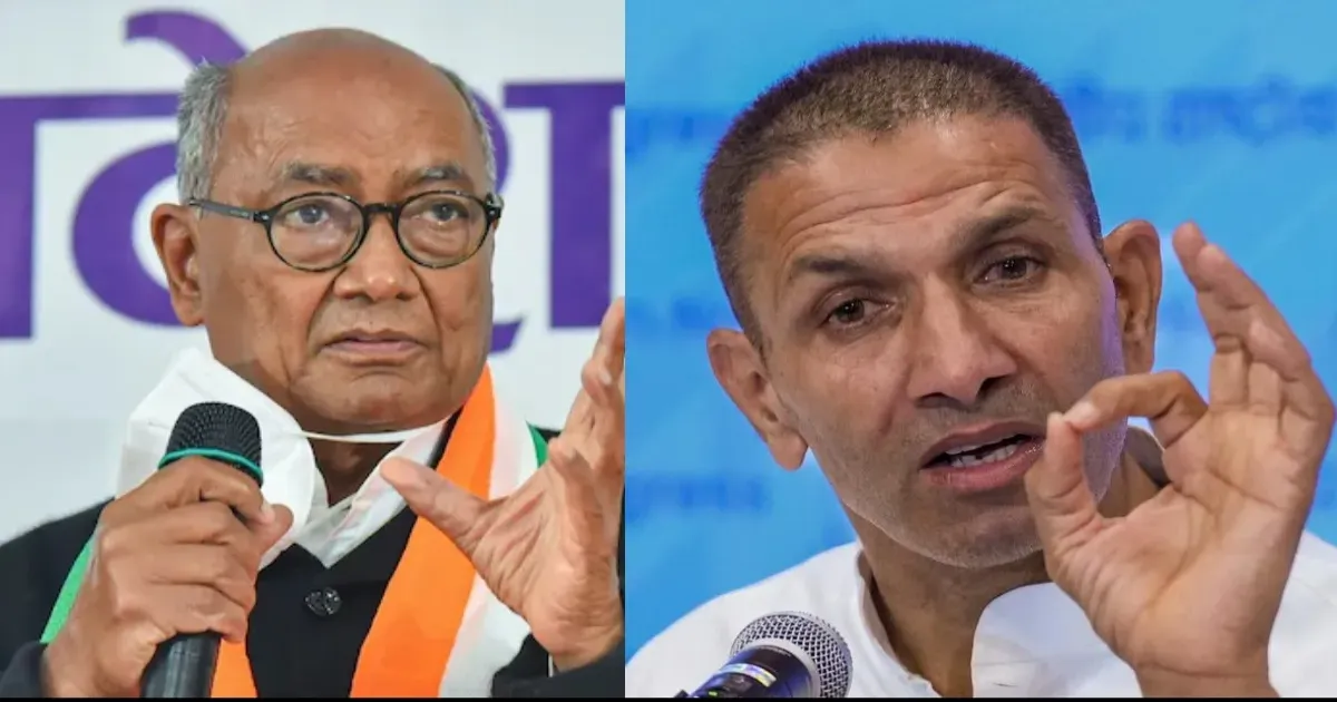 मध्य प्रदेश कांग्रेस में बढ़ी अंदरूनी कलह की चर्चा, दिग्विजय सिंह, जीतू पटवारी और हरीश चौधरी के वायरल वीडियो से मचा सियासी बवाल