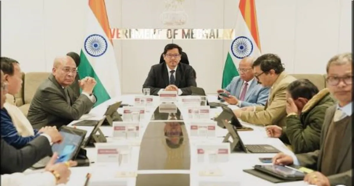 गारो हिल्स में शांति और विश्वास बहाली पर चर्चा, मेघालय के मुख्यमंत्री कॉनराड संगमा ने की पार्टी नेताओं के साथ बैठक