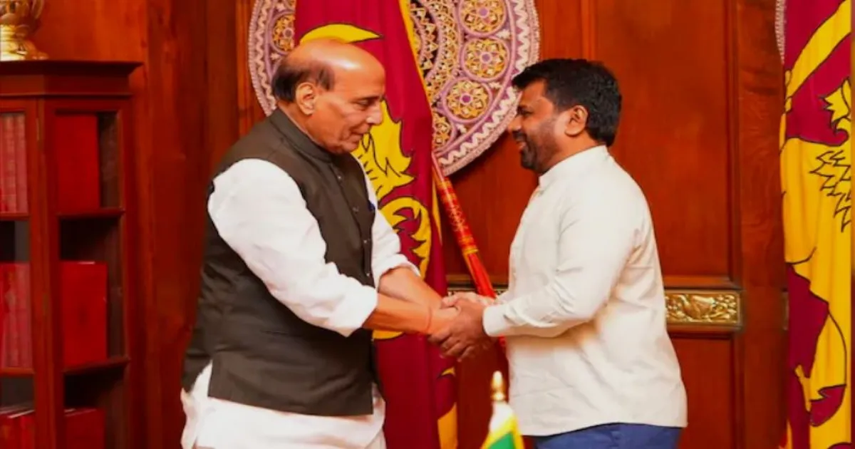 राजनाथ सिंह ने श्रीलंकाई राष्ट्रपति से की मुलाकात, क्षेत्रीय सुरक्षा पर हुई चर्चा