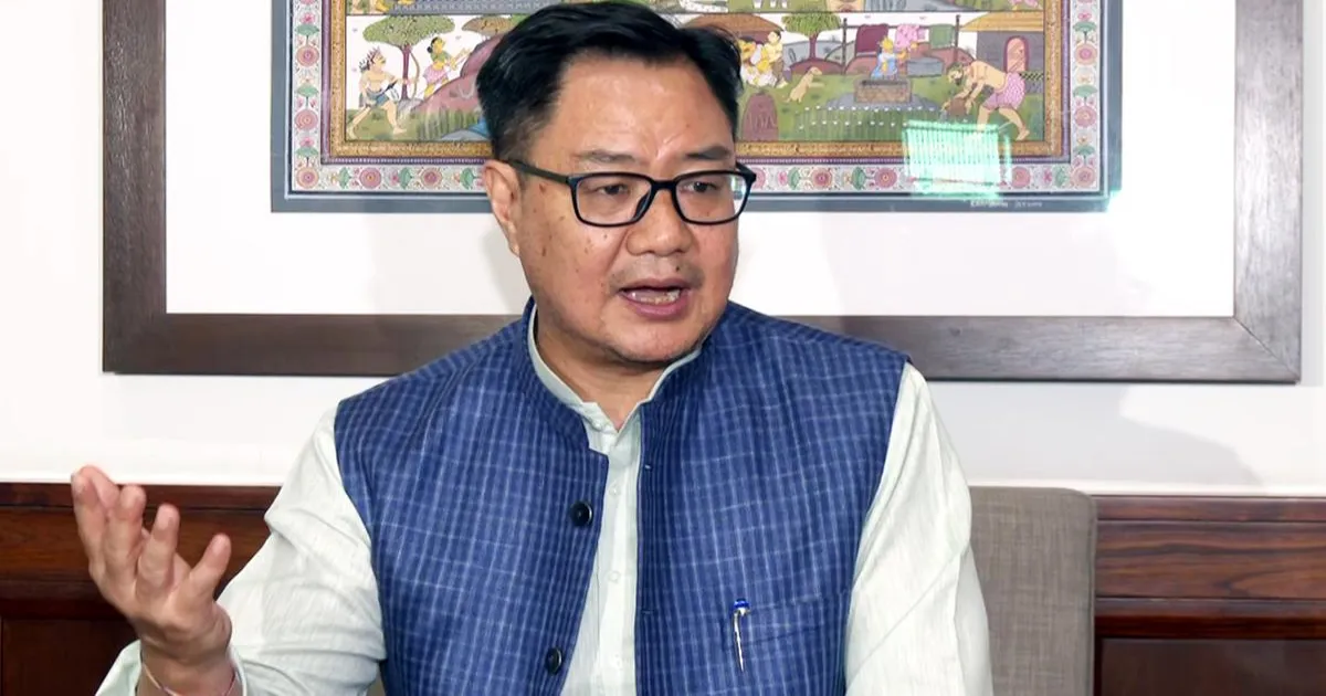 वक्फ़ अधिनियम पर सुप्रीम कोर्ट का आदेश लोकतंत्र के लिए शुभ संकेत: किरेन रिजिजू