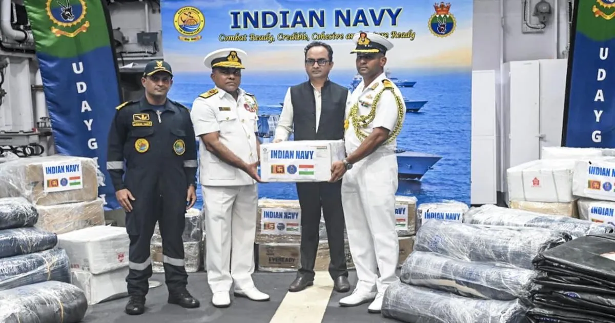 चक्रवात दित्वा से जूझ रहे श्रीलंका की मदद को भारत का ऑपरेशन सागर बंधु, PM मोदी ने भेजी राहत सामग्री