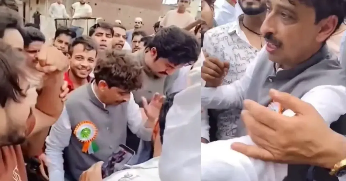 सहारनपुर में सांसद इमरान मसूद का स्थानीय लोगों ने किया घेराव, सड़क बनवाने की मांग