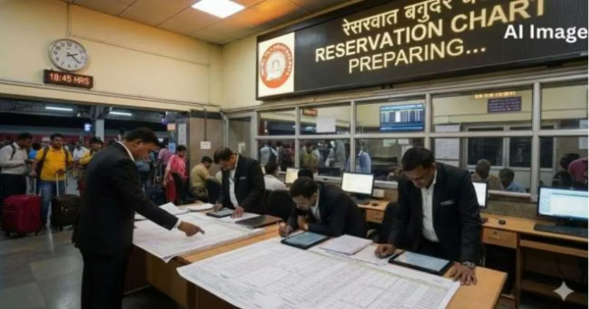 भारतीय रेलवे का नया चार्ट टाइमिंग नियम: वेटिंग और RAC यात्रियों को मिलेगी राहत