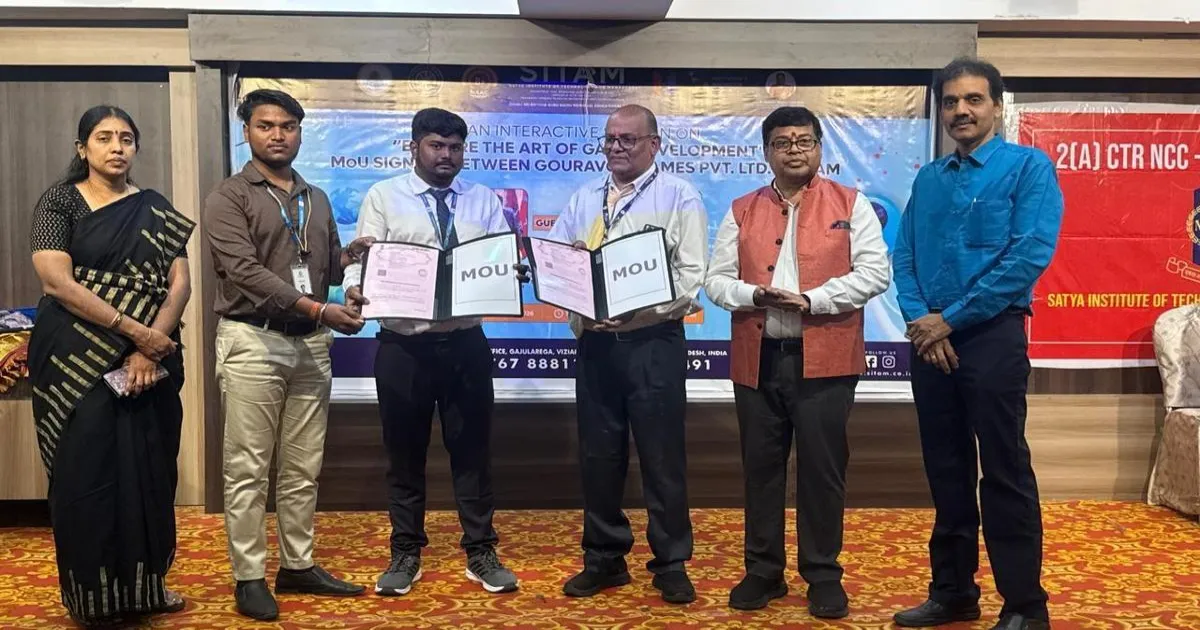 SITAM कॉलेज ने गेमिंग उद्योग में छात्रों के लिए रोजगार सुनिश्चित करने के लिए GouraGo Games and Technologies के साथ समझौता ज्ञापन पर हस्ताक्षर किए