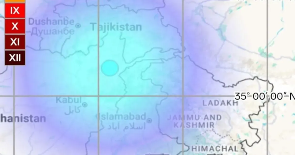 अफगानिस्तान में 6.2 तीव्रता का भूकंप, दिल्ली-एनसीआर और जम्मू-कश्मीर तक महसूस हुए झटके