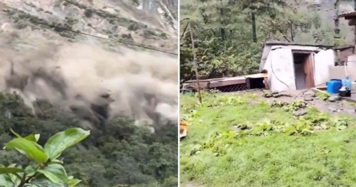 नेपाल में कुछ सेकंड में ढह गया पहाड़ का बड़ा हिस्सा, भूस्खलन और हिमस्खलन से भारी तबाही