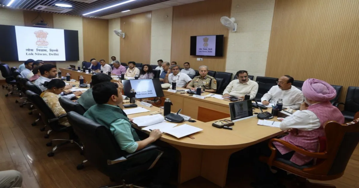 मालवीय नगर अग्निकांड पर दिल्ली गृह मंत्री आशीष सूद की उच्चस्तरीय समीक्षा बैठक