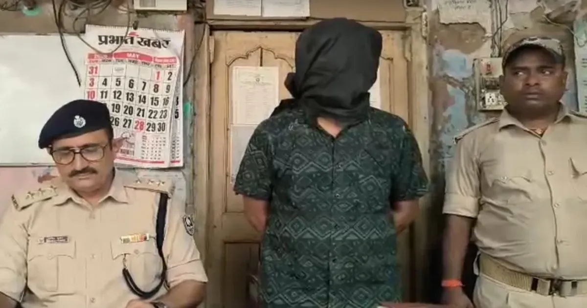 पटना का कुख्यात भू-माफिया संतोष डॉन गिरफ्तार, अमेरिकी पिस्टल और जिंदा कारतूस बरामद