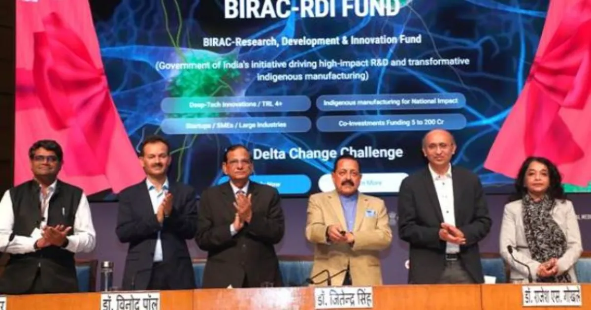 केंद्रीय मंत्री जितेंद्र सिंह ने बायोटेक नवाचार बढ़ाने के लिए BIRAC-RDI फंड का किया शुभारंभ