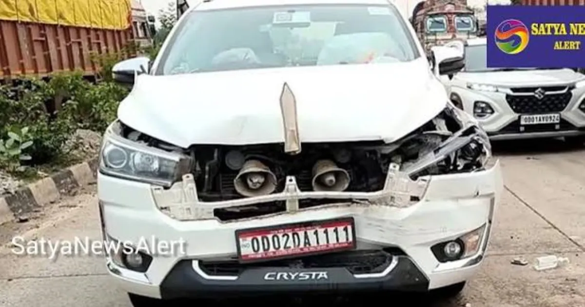 ओडिशा के स्वास्थ्य मंत्री मुकेश महालिंग की कार केनझर में टकराई, बड़ा हादसा टला