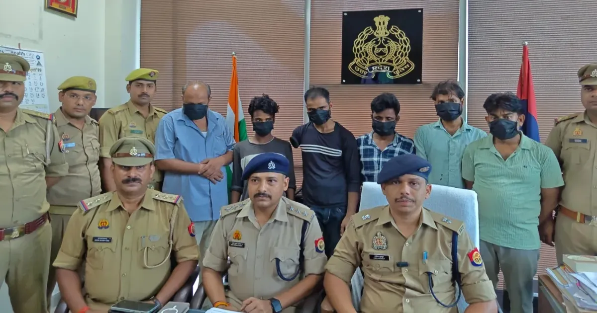 लखनऊ में बंद मकानों की रेकी कर चोरी करने वाले गिरोह का पर्दाफाश, छह गिरफ्तार