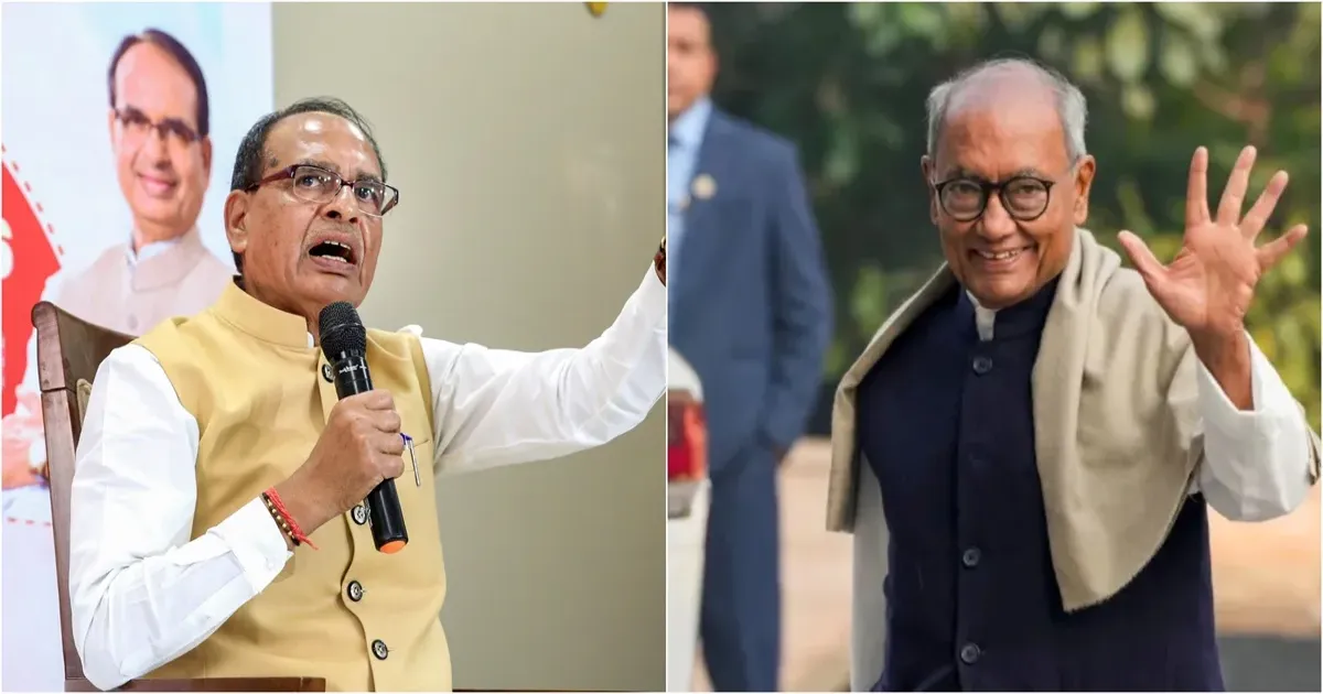भोपाल-दिल्ली फ्लाइट में शिवराज और दिग्विजय सिंह की बातचीत, वीडियो वायरल होने से सियासी हलचल