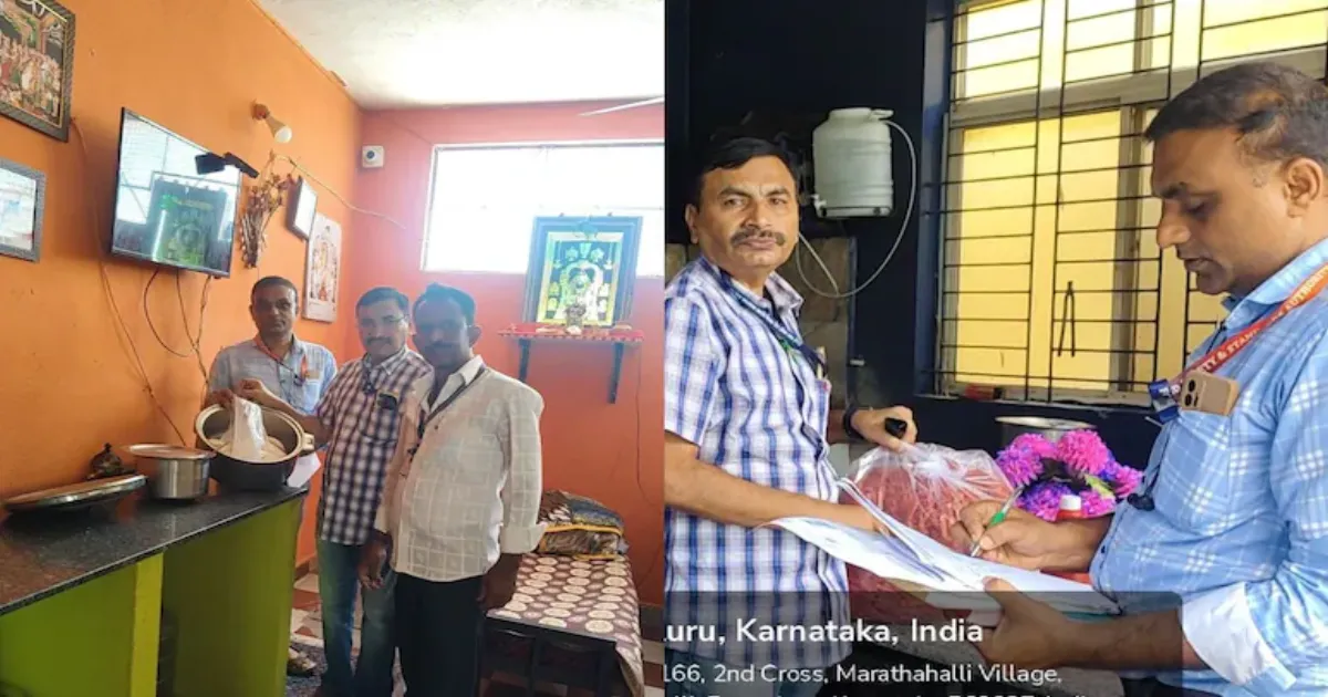 बेंगलुरु के 64 पीजी में खाद्य सुरक्षा विभाग की छापेमारी, खाने के पास मिला खटमल मारने का पाउडर